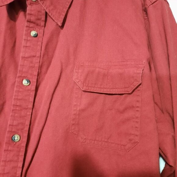 Wranglers Shirt Men's 3xl Casual Long Sleeve Button Down Long Sleeve Red - Picture 4 of 9